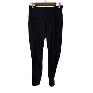 Old‎ Navy Active Black High Waisted Leggings Women's Athletic Side Pockets